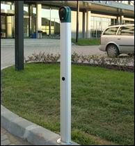 12 ditec fotocella aluminium oszlopon